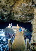 Wilcommen, No. 0137 Tourists Over Grotto Bridge